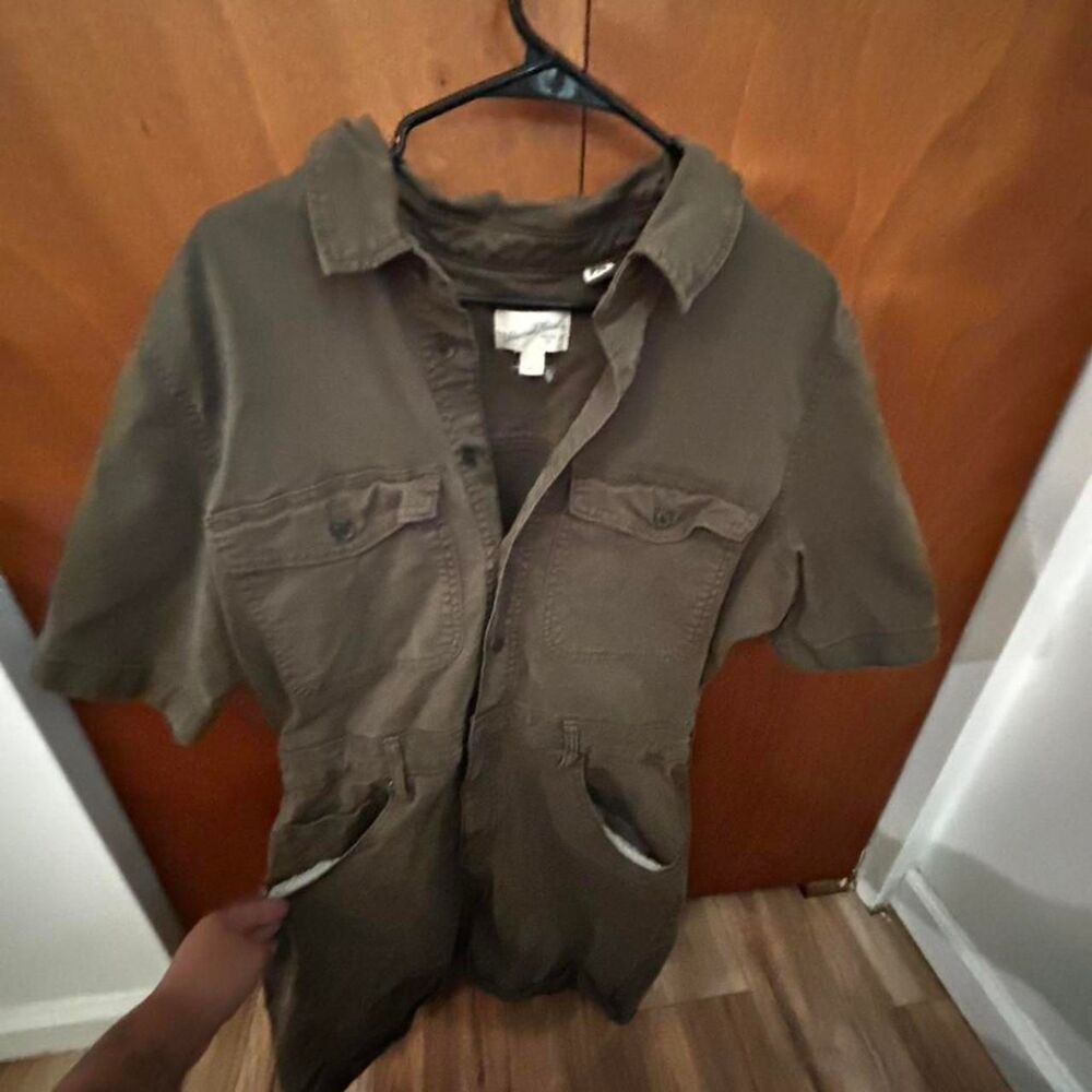 Universal Thread Women's Olive Green Romper